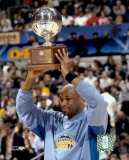Voshon Lenard with 2004 All-Star Game 3 Point Contest Trophy ©Photofile Photo