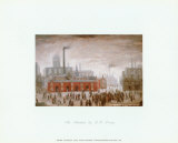 An Accident Prints by Laurence Stephen Lowry