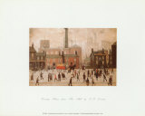 Feierabend Poster von Laurence Stephen Lowry