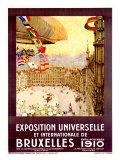 Exposición universal de Bruselas, 1910 Lámina giclée por Henri Cassiers