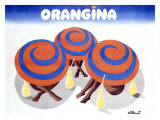 Orangina reproduction procédé giclée par Bernard Villemot