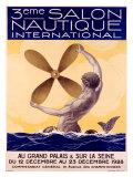 3rd Salon Nautique International Giclee Print by Sandy Hook