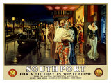 Southport (soir) Reproduction procédé giclée par Fortunino Matania