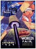 Chicago World's Fair, 1934 Giclee Print by Sandor 