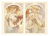 Fruits and Flowers Giclee Print by Alphonse Mucha Fruits and Flowers Giclee Print by Alphonse Mucha