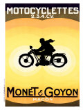 Monet and Goyon Giclee Print by O. K. Gerard