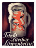 Lowenbrau Giclee Print by Otto Baumberger