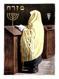 Judaica Salon des Cent No. 9 Giclée-tryk Judaica Salon des Cent No. 9 Giclée-tryk