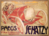 Neumáticos Jenatzy Lámina giclée por Georges Gaudy Neumáticos Jenatzy Lámina giclée por Georges Gaudy