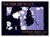 Bicyclettes Victor reproduction procédé giclée par William H. Bradley