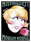 Mistinguett Lámina giclée por Charles Gesmar