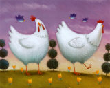 Funky Chickens Prints by Rob Scotton