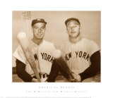 American Heroes: Joe DiMaggio and Mickey Mantle Poster