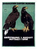 Zoo reproduction procédé giclée par Ludwig Hohlwein