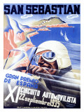 San Sebastian, XI Circuito Automovilista Giclee Print by Viejo Santamarto Acebo