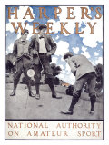 Harper's Weekly, National Authority on Amateur Sport Giclee Print by Maxfield Parrish
