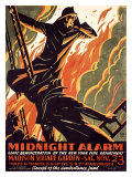 FDNY Midnight Alarm Giclee Print by Manuel Delosas