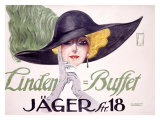 Linden Buffet Lámina giclée por Ernst Deutsch