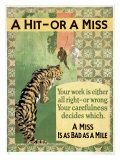 Hit or Miss, 1935 Giclee Print