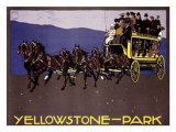 Yellowstone Park Lámina giclée por Ludwig Hohlwein