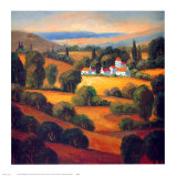 Tuscan Landscape II Art by Tomasino Napolitano