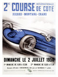 Course de côte internationale reproduction procédé giclée