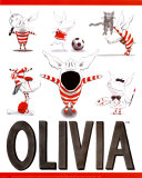 Olivia, Busy Little Piggy Poster van Ian Falconer Olivia, Busy Little Piggy Poster van Ian Falconer