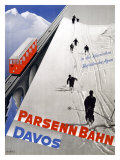 Parsenn Bahn Giclee Print