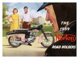 Les Norton Road Holders de 1959 reproduction procédé giclée