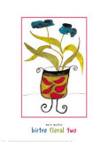 Bistro Floral II Print by Mary Mackey