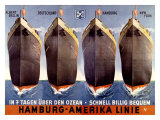 Hamburg to America Line Giclee Print