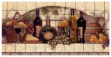 Wine, Fruit n' Cheese Pantry Print by Janet Kruskamp