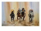 Jockeys I Giclee Print by Joan Grout