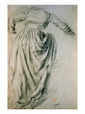 Study of a Draped Woman Giclee Print by Edgar Degas