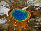 Grand Prismatic Hot Spring Fotografie-Druck von Peter Walker