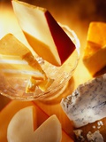 Variety of Cheeses Photographic Print by Rick Barrentine