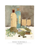 Wine Pairings I Posters by Sam Dixon Wine Pairings I Posters by Sam Dixon
