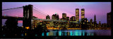 Brooklyn Bridge og New York skyline  Kunst av Richard Sisk