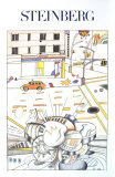 Cocktail Lounge, 1982 Collectable Print by Saul Steinberg Cocktail Lounge, 1982 Collectable Print by Saul Steinberg