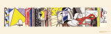 Roy Lichtenstein - Sketch for Greene Street Mural, 1983 Reprodukce vhodná do sbírky