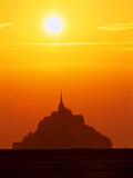 Mark Karrass - Mont-St.-Michel at Sunset Fotografická reprodukce Mark Karrass - Mont-St.-Michel at Sunset Fotografická reprodukce
