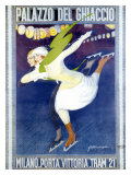 Milan Couples, Ice Skating Rink Giclee Print