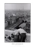 Blick von den Türmen der Notre-Dame Poster von Henri Cartier-Bresson