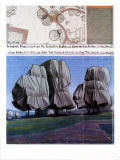 Wrapped Trees II Kunstdrucke von Christo 