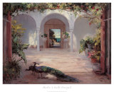 Patio a la luz del sol Póster por Haibin