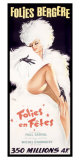 Folies Bergère, Tanztheater Cabaret Giclée-Druck von Okley 