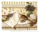 Christina's Bath Essenstials Print by Linda Lane