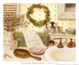 Cassondra's Powder Room Prints by Linda Lane