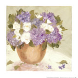 Sun Porch Hydrangeas I Posters by Patricia Roberts