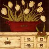The White Cupboard  Print by Jo Moulton